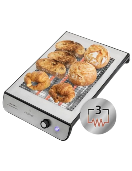 CECOTEC TOSTADOR PLANO TURBO EASYTOAST 900W 03229