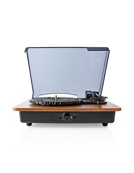 NEDIS TOCADISCOS |33 | 45 | 78 RPM | BLUETOOTH® |9 W | ABS | MDF | MARRÓN | NEG