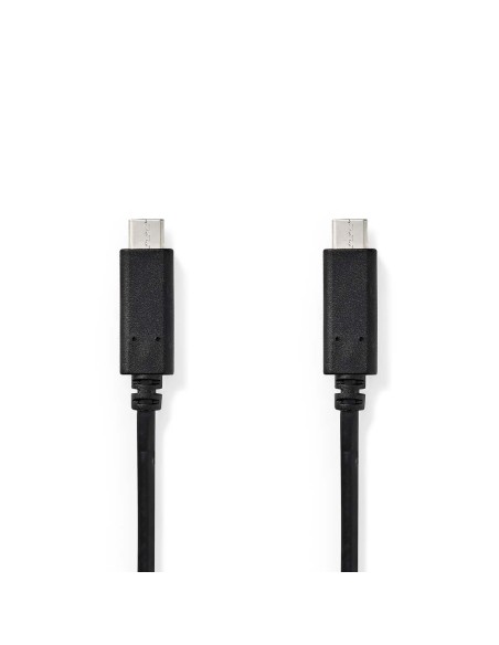 NEDIS CARGADOR  | 2,4 A | CABLE SUELTO | USB-C™ | 1.M  NEGRO.