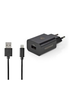 NEDIS CARGADOR |1X 2.4 A |USB-A | LIGHTNING DE 8 PINES...