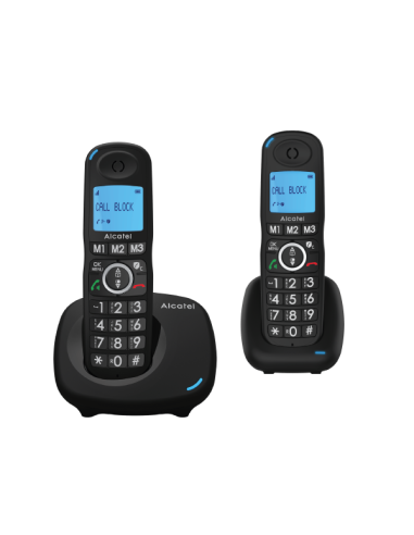 ALCATEL TELEFONO DEC XL535 DUO NEGRO