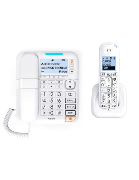 ALCATEL TELEFONO DEC XL785 COMBO WHITE