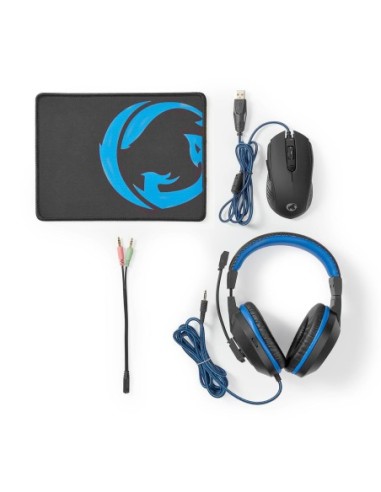 NEDIS KIT GAMING COMBO | 3 EN 1 | AURICULARES,...