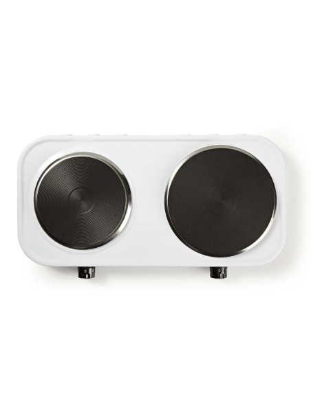 NEDIS PLACAS DE COCINA ELECTRICAS  | 2500 W | PROTECCION CONTRA SOBRECALENTAMIENTO | BLANCO