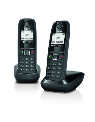 GIGASET TELEFONO DECT GIGASET AS405 DUO NEGRO