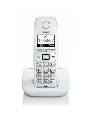 GIGASET TELEFONO DECT E290 TECLAS GRANDES BLACK...