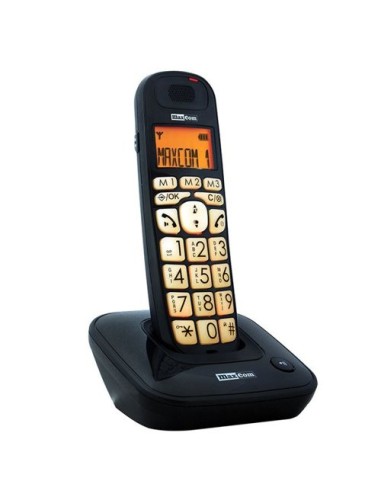MAXCOM TELEFONO FIJO DEC MC6800  BLACK