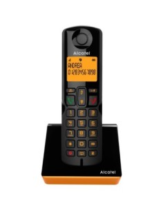 ALCATEL TELEFONO DEC S280  BLACK+ORANGE