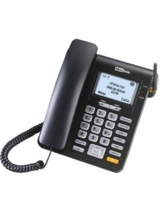 MAXCOM TELEFONO FIJO MM28D 2G SIM BLACK (NO RJ11).