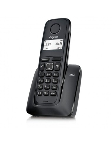 GIGASET TELEFONO DECT A116 BLACK
