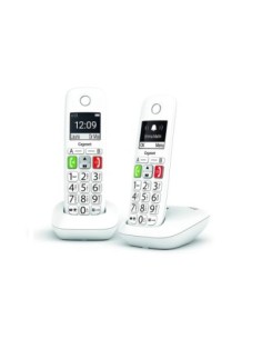 GIGASET TELEFONO DECT E290 TECLAS GRANDES WHITE DUO