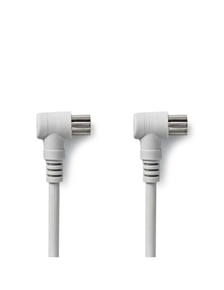 NEDIS CABLE COAXIAL DE 90 DB | IEC (COAXIAL) MACHO EN ÁNGULO - IEC (COAXIAL) HEMBRA EN ÁNGULO | 3M